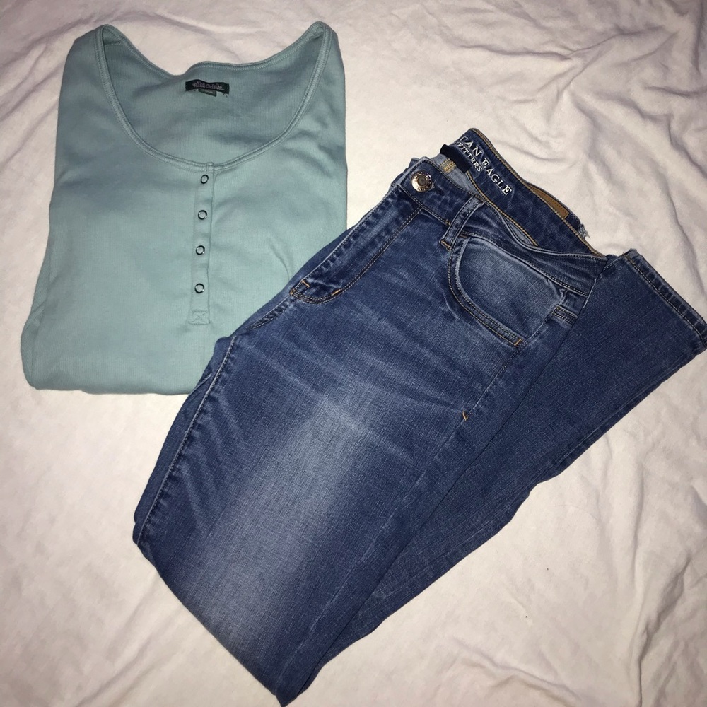 American Eagle skinny jeans